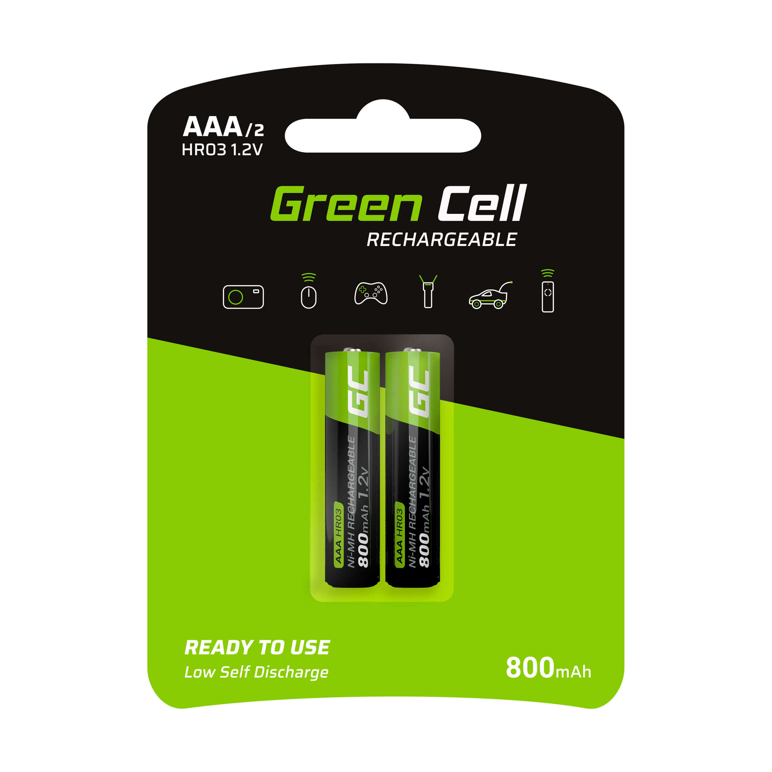Hippie Farbige Akkus vorgeladene Batterien Micro Mignon wiederaufladbar